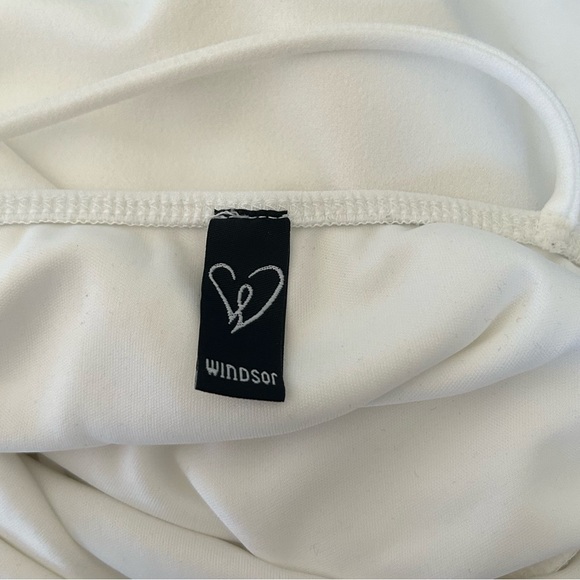 White Split Thigh Dress - Picture 5 of 5